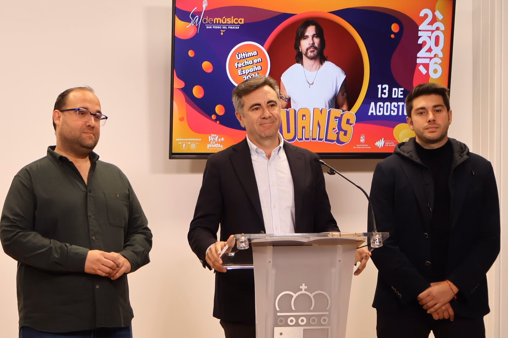Juanes zagra na festiwalu Sal de Música 2026 w San Pedro del Pinatar