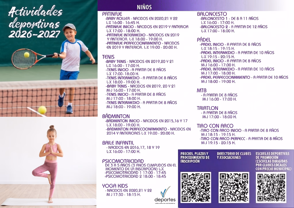 740 miejsc na zajęcia sportowe w San Pedro del Pinatar w sezonie 2026-2027